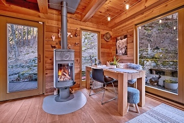 Kanadsk cedrov srub - zitkov ubytovn