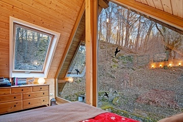 Kanadsk cedrov srub - zitkov ubytovn