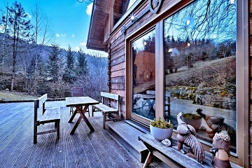 Kanadsk cedrov srub - zitkov ubytovn