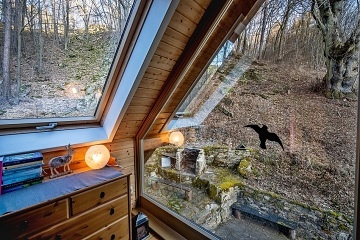 Kanadsk cedrov srub - zitkov ubytovn