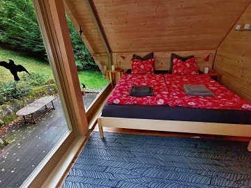 Kanadsk cedrov srub - zitkov ubytovn