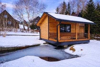 Chata se saunou - �ervenohorsk� sedlo - Jesen�k