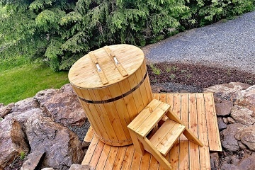 Roubenka sauna a kachlov� kamna - Ka�persk� Hory