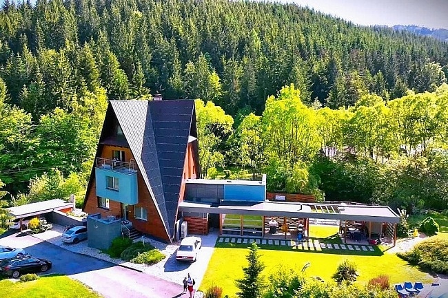 Chata s wellness a baz�nem - CHKO Beskydy