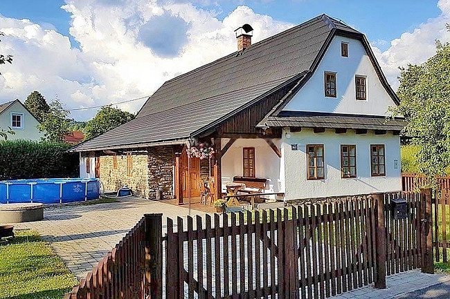 Jesenická chalupa - koupací sud - Velké Losiny