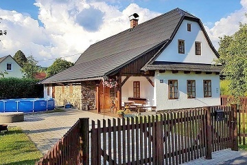 Jesenická chalupa - koupací sud - Velké Losiny