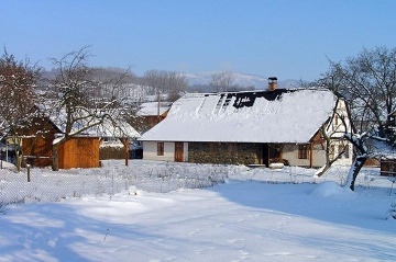 Jesenická chalupa - koupací sud - Velké Losiny