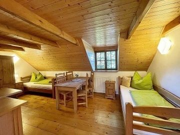 Jiho�esk� chalupa Zlat� Koruna - hrad D�v�� K�men