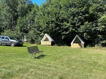 Glamping s bazénem - Nová Bystřice - Landštejn