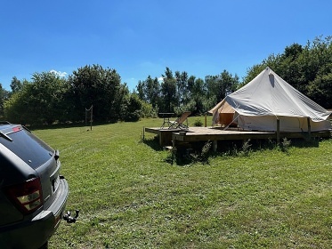 Glamping s bazénem - Nová Bystřice - Landštejn