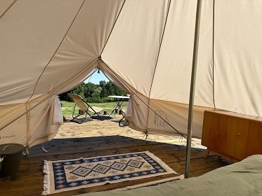 Glamping s bazénem - Nová Bystřice - Landštejn