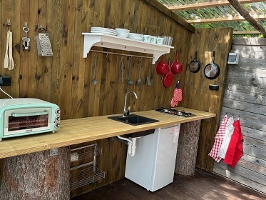Glamping s bazénem - Nová Bystřice - Landštejn