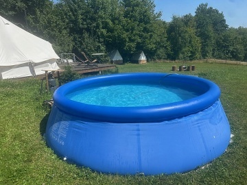 Glamping s bazénem - Nová Bystřice - Landštejn