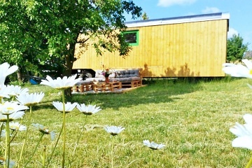 Glamping Šťastná Zahrádka s jezírkem - Heřmanov