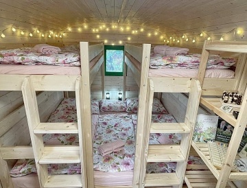 Glamping Šťastná Zahrádka s jezírkem - Heřmanov