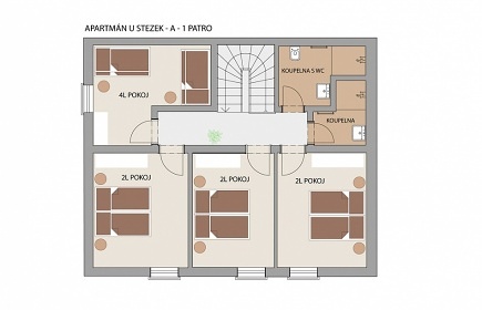 Apartmány Jesenické hory - chata Lipová-lázně