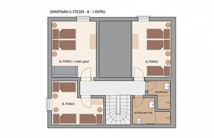 Apartmány Jesenické hory - chata Lipová-lázně