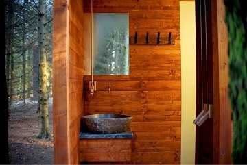 Srub v lese - glamping p�ehrada Se� - �elezn� hory