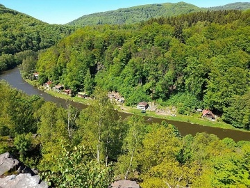 Chata s baz�nem a saunou - Kru�n� hory