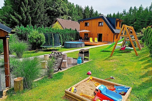 Chata pro děti - bazén, wellness - Vysočina Úsobí