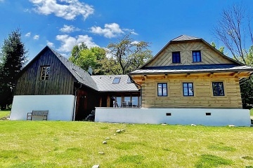 Roubenka s kachlovými kamny - Křižánky - Vysočina