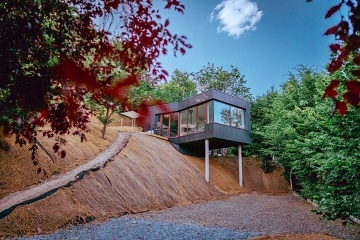 Chata se saunou - Povltav� - p�ehrada Slapy