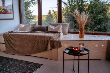 Chata se saunou - Povltav� - p�ehrada Slapy