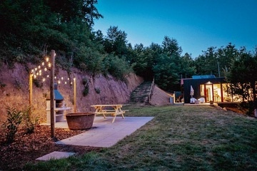 Chata se saunou - Povltav� - p�ehrada Slapy