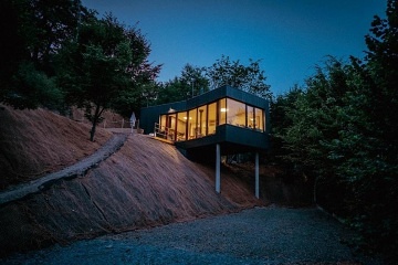 Chata se saunou - Povltav� - p�ehrada Slapy