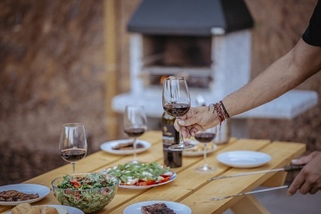 Chata se saunou - Povltav� - p�ehrada Slapy