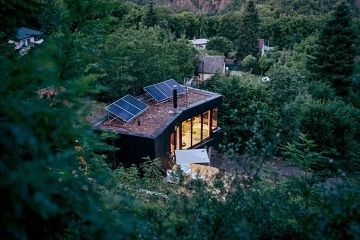 Chata se saunou - Povltav� - p�ehrada Slapy