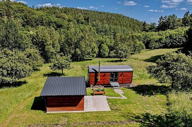 Glamping na louce Krušné hory - Prunéřovské údolí