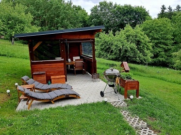 Glamping a sauna Krušné hory - Prunéřovské údolí