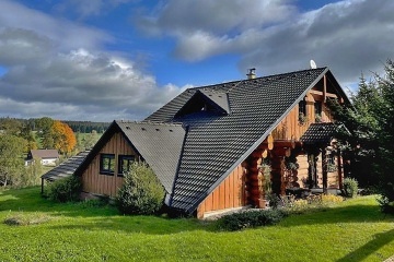 Srub vnitřní bazén a sauna - Kamenný vrch