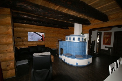 Srub vnitřní bazén a sauna - Kamenný vrch