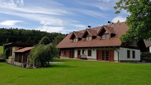 Roubenka s wellness - vyhlídka Hradisko - Telč