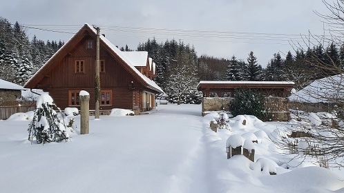 Roubenka s wellness - vyhlídka Hradisko - Telč