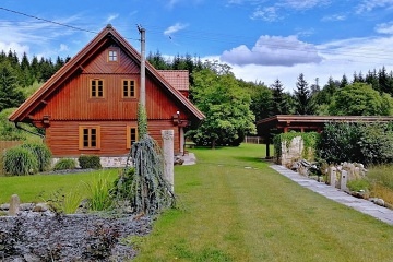 Roubenka s wellness - vyhlídka Hradisko - Telč