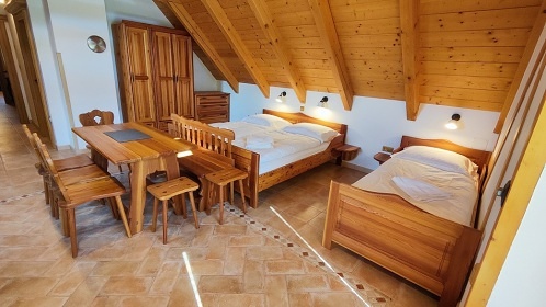 Roubenka s wellness - vyhlídka Hradisko - Telč