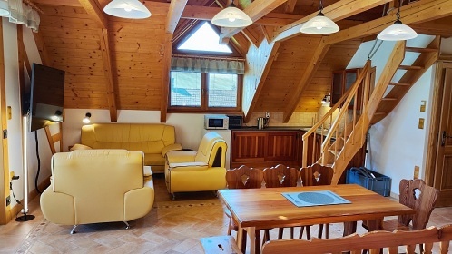Roubenka s wellness - vyhlídka Hradisko - Telč