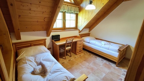 Roubenka s wellness - vyhlídka Hradisko - Telč