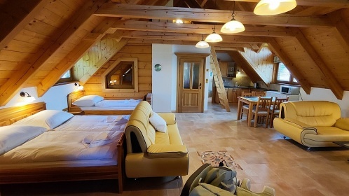 Roubenka s wellness - vyhlídka Hradisko - Telč