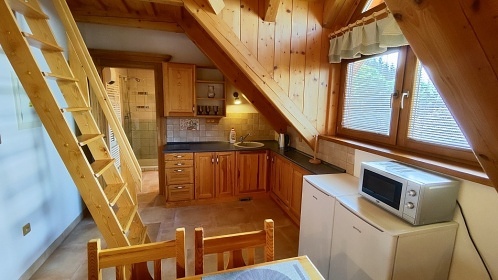 Roubenka s wellness - vyhlídka Hradisko - Telč