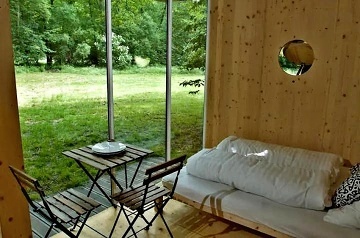 Chaty a Tiny house - Ch�ibsk� lesy - hrad Buchlov