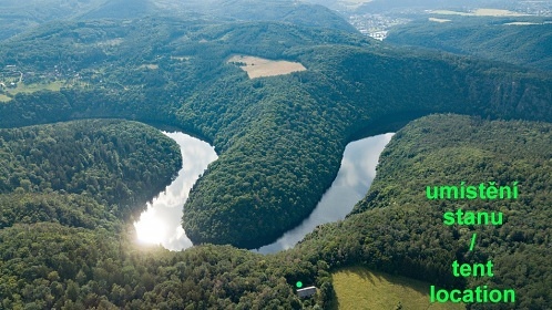 Glamping stan Bučina - vyhlídka Máj - Vltava