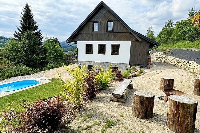 Chalupa baz�n a sauna - Kamenice - Jizersk� hory