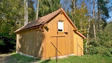 Chata s bazénem - hrad Landštejn - Česká Kanada
