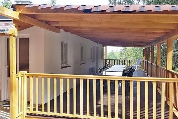 Chata bazén a sauna - hrad Landštejn - Česká Kanada