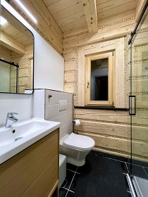 Roubenka sauna a krbov kamna - Satinsk vodopdy