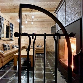 Roubenka sauna a krbov kamna - Satinsk vodopdy